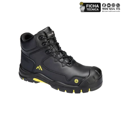 Botín W2018 EH – Negro/Amarillo