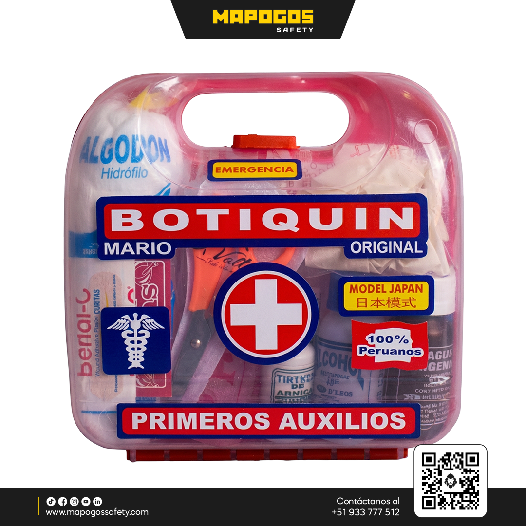 BOTIQUIN PORTATIL PVC TIPO LONCHERA 1-2 LT