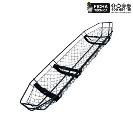 CAMILLA DE METAL TIPO CANASTILLA