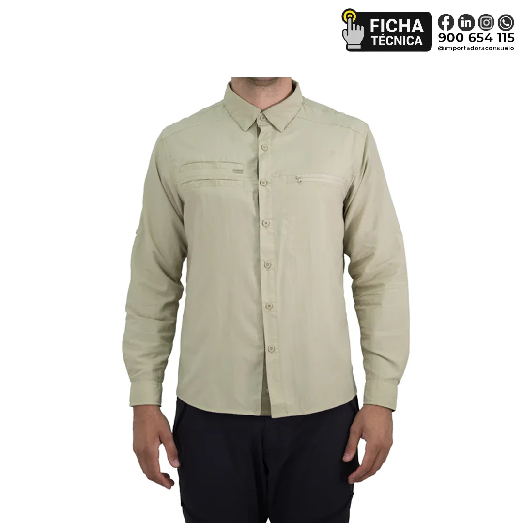 CAMISA ARIZONA HW HOMBRE BEIGE1