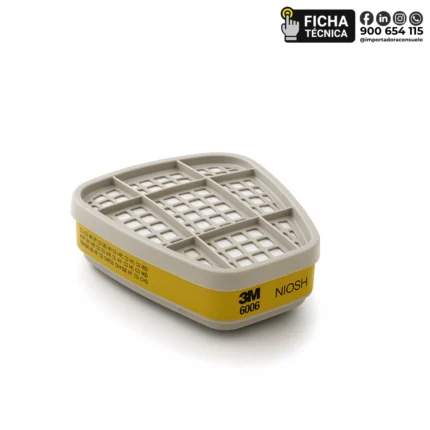 CARTUCHO 6006 MULTI GAS ACIDO Y VAPORES ORGANICO