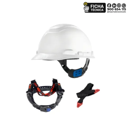Casco de Seguridad 3M H-700 con Ajuste Fácil – Color Blanco