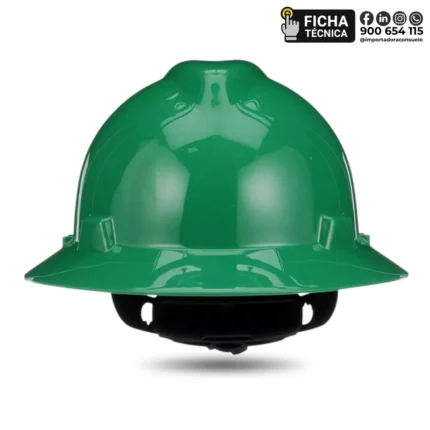 CASCO V-GARD MINERO VERDE – MSA