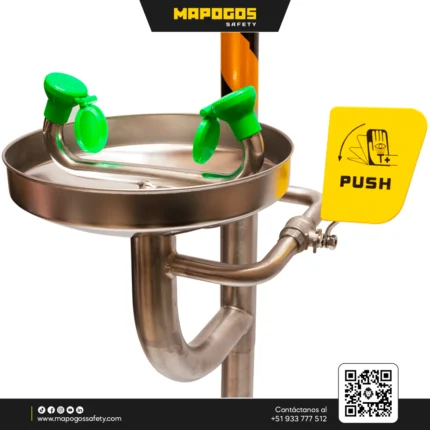 DUCHA LAVAOJOS INOX BD-560A  FHBD | STEELPRO