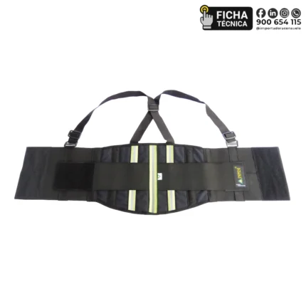 FAJA LUMBAR HÉRCULES RÍGIDA CON VARILLAS DE PVC