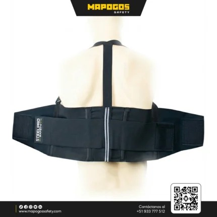 FAJA LUMBAR  POLIÉSTER ELÁSTICA  | STEELPRO