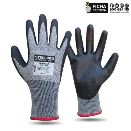GUANTES MULTIFLEX CUT-3 PU