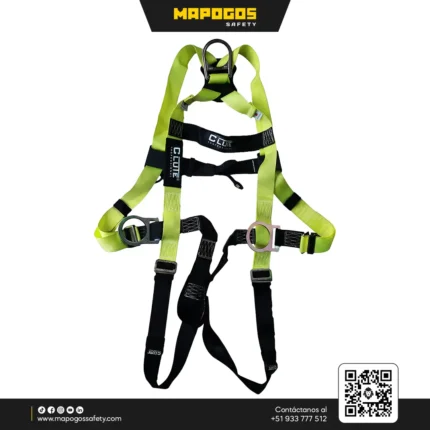 KIT: ARNÉS 3 ARGOLLAS + LÍNEA DE VIDA 2 SEGUROS | CLUTE