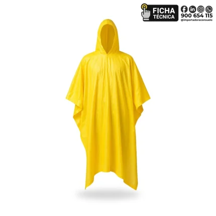 PONCHO SP PVC 0.10MM C_AMARILLO