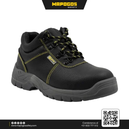 ZAPATO BULLDOZER CUERO CAÑA MEDIA  C_NEGRO
