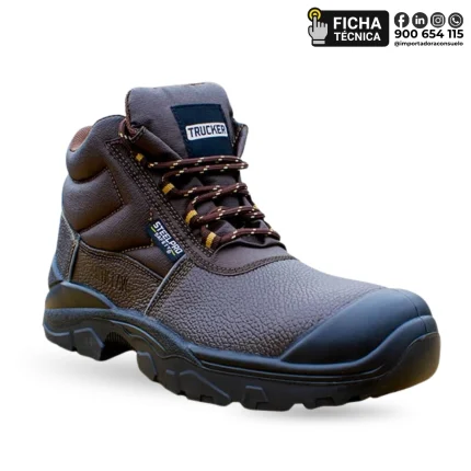 ZAPATO TRUCKER T115 MARRON DIELECTRICO