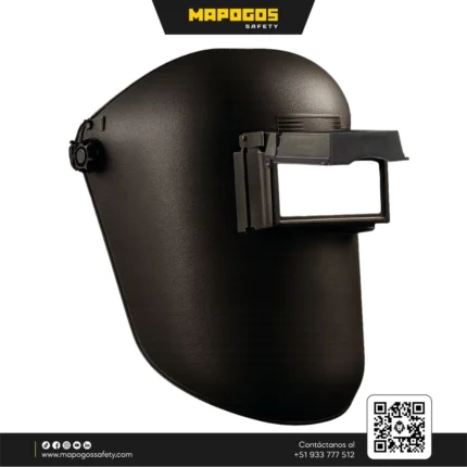 MASCARA DE SOLDAR BLUE EAGLE CON ELEVACION FRONTAL