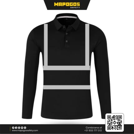 POLO CON CINTA REFLECTIVA EN H