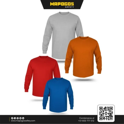 POLO JERSEY 20/1 MANGA LARGA