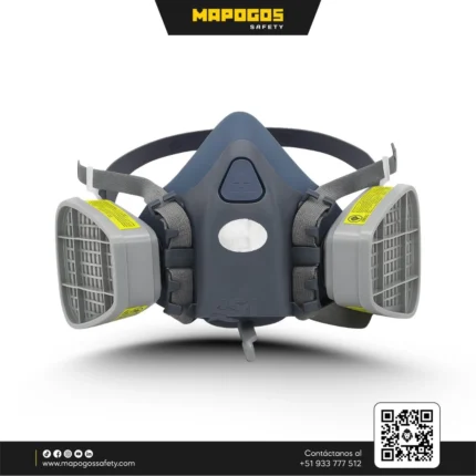 Respirador de 2 Vías de Silicona + Filtro para Gases