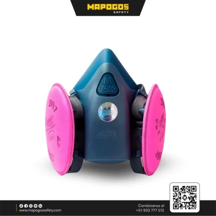 Respirador de 2 Vías de Silicona + Filtro para Polvo