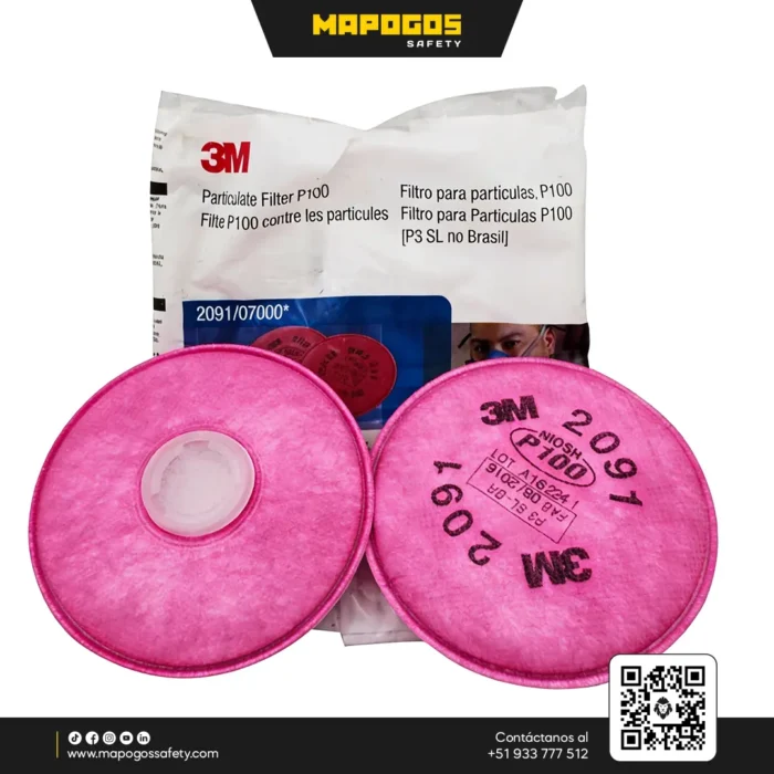 Ricambi Filtri Antiparticolato 3M 2091 P100 – Confezioni Da 5 A 50, Protezione Certificata - 6