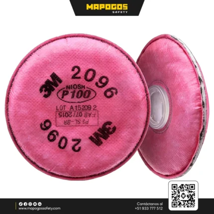 Filtro 3M 2096 P100 | Partículas y Gases Ácidos