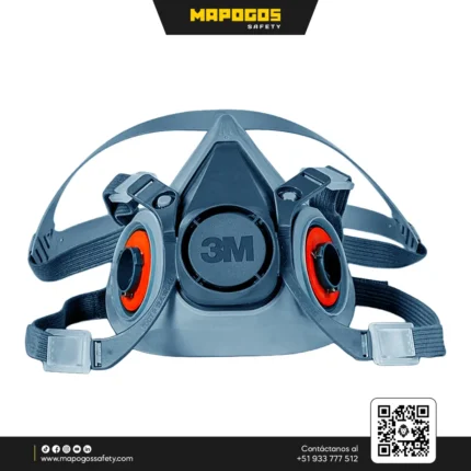 Respirador 3M 6100 Media Cara | Talla S -Reutilizable