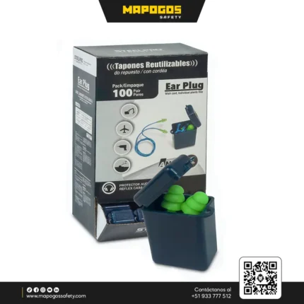 TAPÓN AUDITIVO TPR EP-T06C C/ESTUCHE | STEELPRO