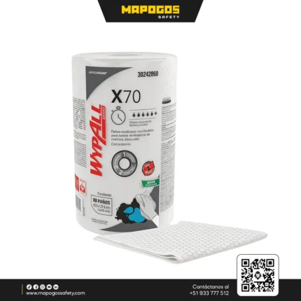 PAÑO X70 PLUS REGULAR ROLLO X 88 HOJAS WYPALL | KIMBERLY CLARK