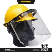 Casco Stark Amarillo con protección facial integral