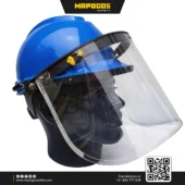 Casco Stark Azul con visor articulado transparente