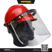 Casco Stark Rojo con visor protector Clute