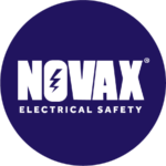 Logo de Novax protección dieléctrica importador oficial guantes eléctricos Perú.