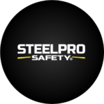 Logo de Steelpro seguridad industrial importador oficial Perú para EPP certificado.