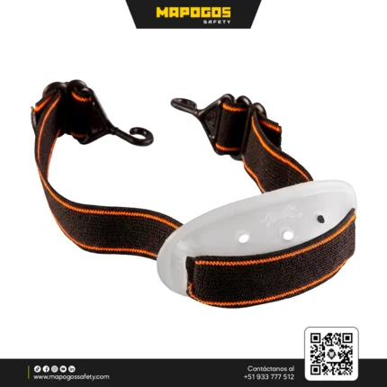 BARBIQUEJO CON MENTONERA DE PVC Y BANDA ELASTICA