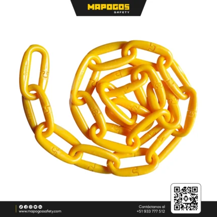 CADENA PLASTICA COLOR AMARILLO BOLSA X25 MTS