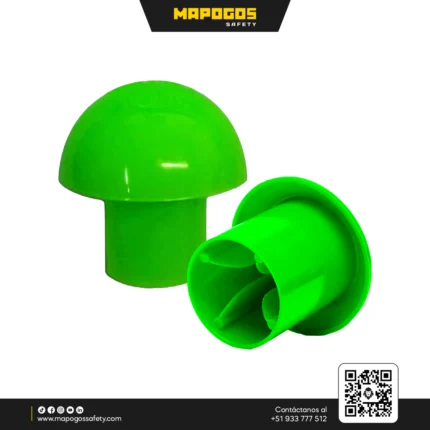 CAPUCHON 1/4" - 3/8" / 1/2" - 5/8" COLOR VERDE (PAQ. x 100 Pz)