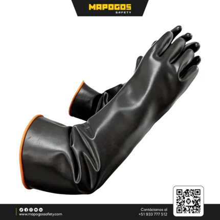 GUANTES CHEMICAL DE JEBE CALIBRE 35