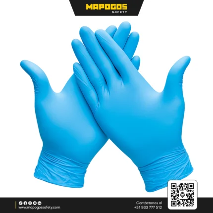 GUANTES DE NITRILO DESECHABLE (X100)