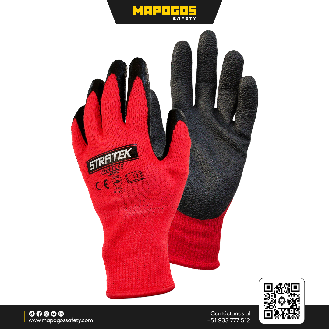 GUANTES HIGH-FLEX PALMA DE LATEX ROJO _STRATEK_03