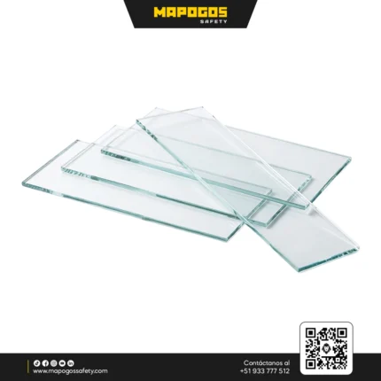 LUNA DE VIDRIO RECTANGULAR TRANSPARENTE (PAQ. x 100PZ)