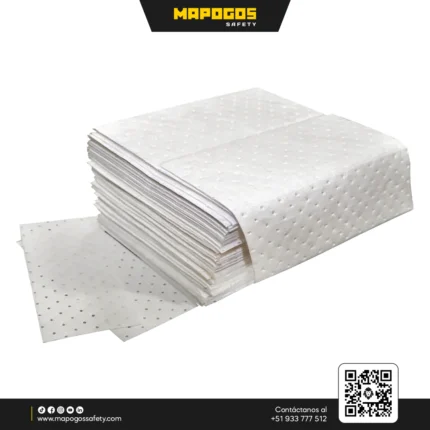 PAÑOS ABSORVENTES PARA HIDROCARBUROS 40CMX50CM 100 UND