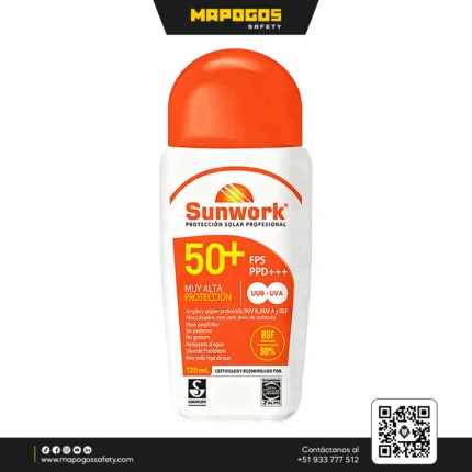 PROTECTOR SOLAR SUNWORK SPF 50 FRASCO 120 ML