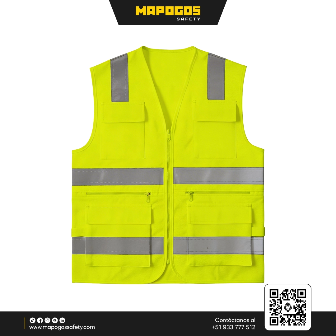CHALECO DRILL AMARILLO EN H