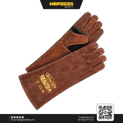 GUANTES SOLDADOR FIREMASTER REFORZADO 18 in C/MARRON-NEGRO