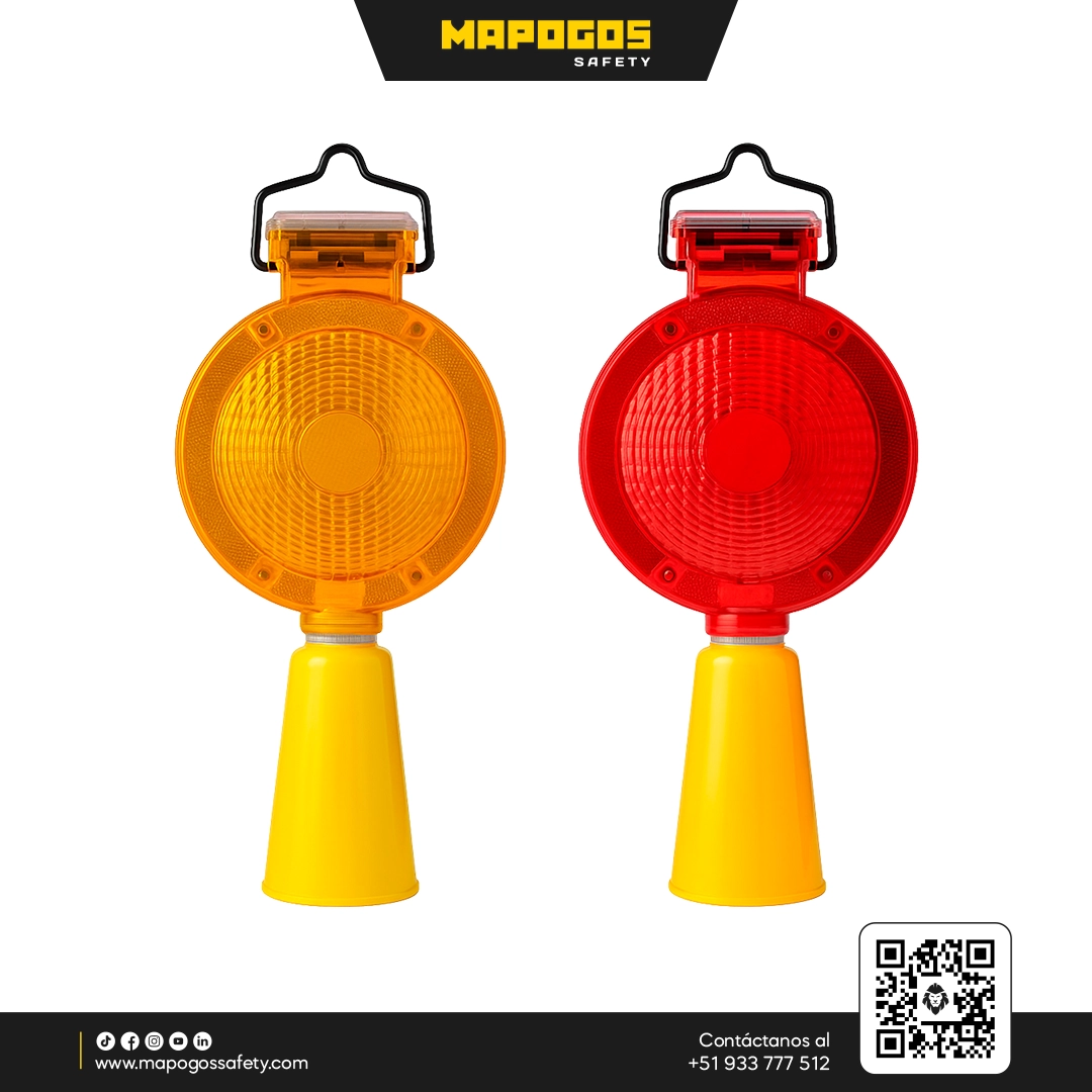 LAMPARA SOLAR PARA CONO CROJO